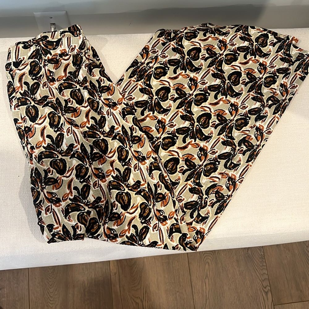 Zara Multicolor Wide Leg Pant and Halter Set - Picture 6 of 9